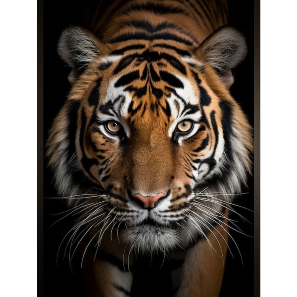 Custom Fridge Magnet Tiger Portrait Home Kitchen Decor